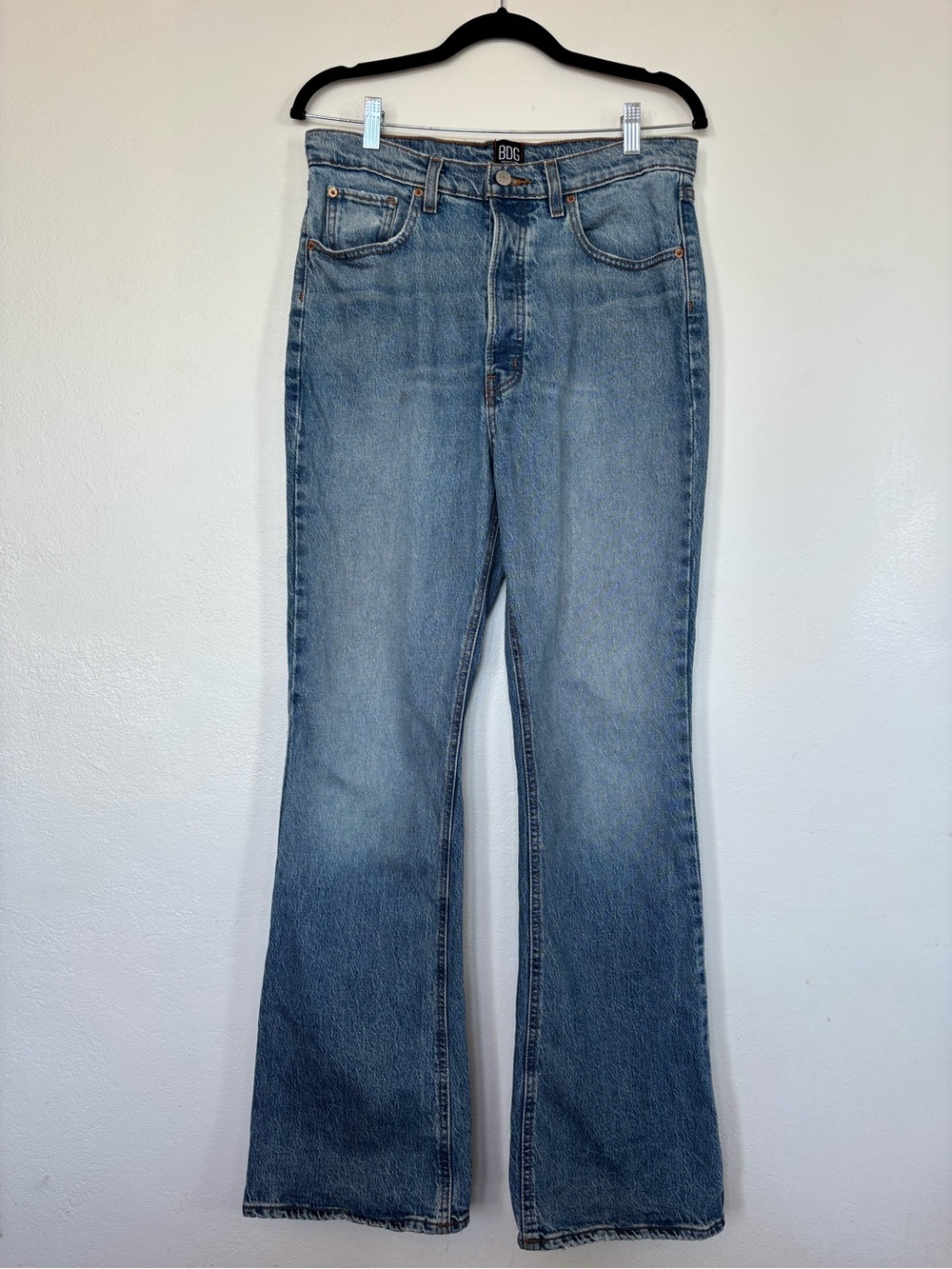 Urban Outfitters BDG Super High-Rise Flare Jeans Denim Cotton